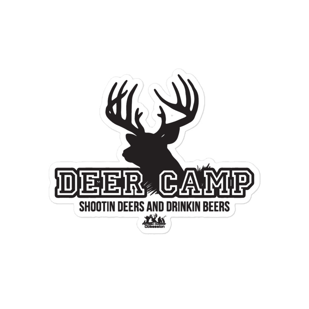 MOO DEER CAMP Bubble-free stickers