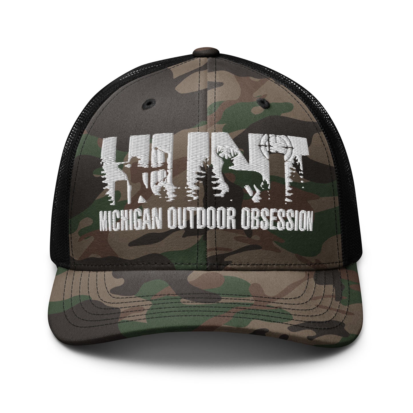 MOO HUNT Camouflage trucker hat