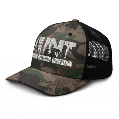 MOO HUNT Camouflage trucker hat