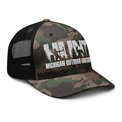 MOO HUNT Camouflage trucker hat