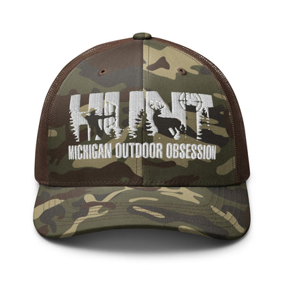 MOO HUNT Camouflage trucker hat