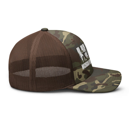 MOO HUNT Camouflage trucker hat