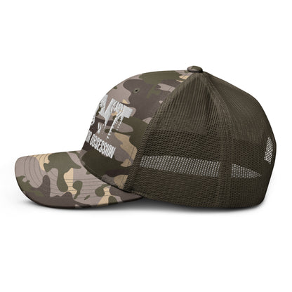 MOO HUNT Camouflage trucker hat