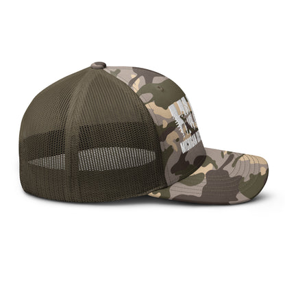 MOO HUNT Camouflage trucker hat