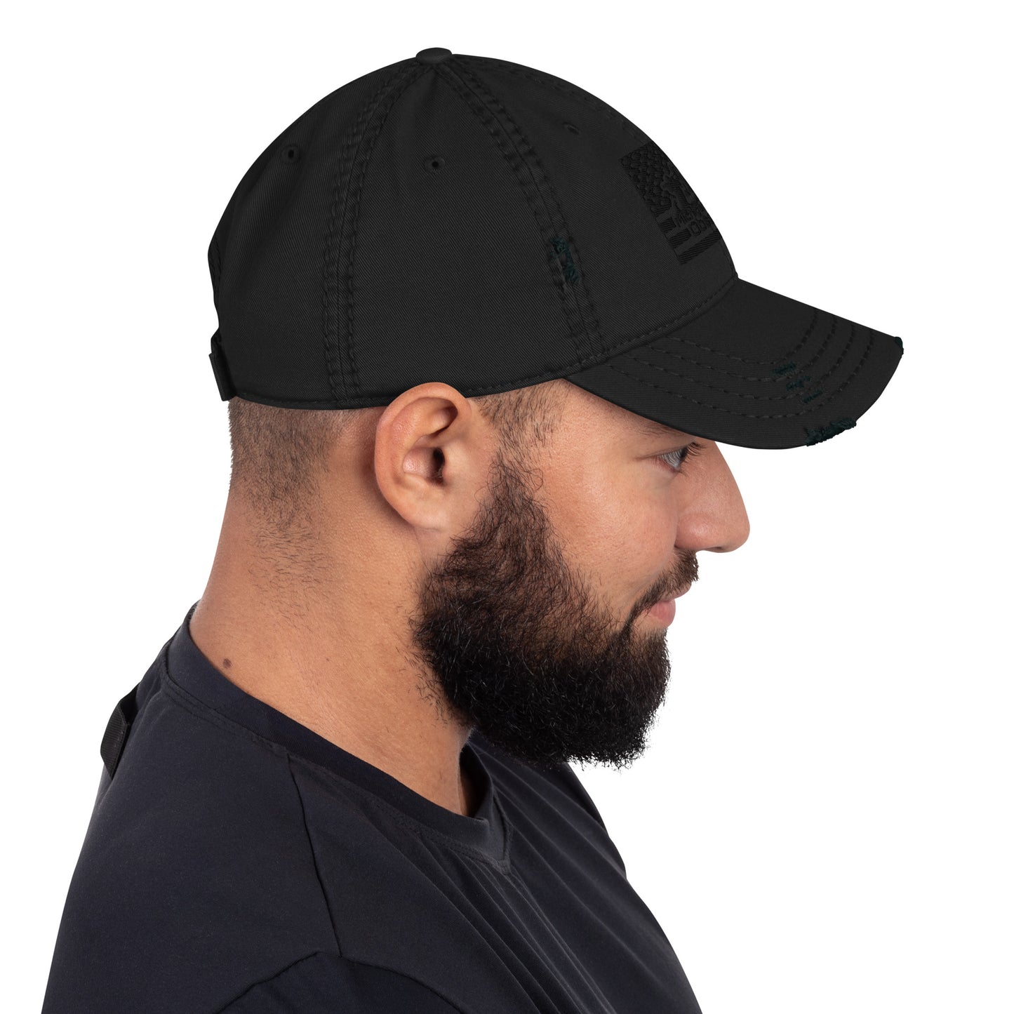 MOO USA Distressed Dad Hat