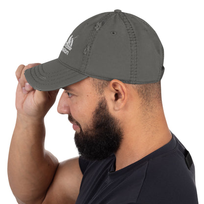 MOO Distressed Dad Hat