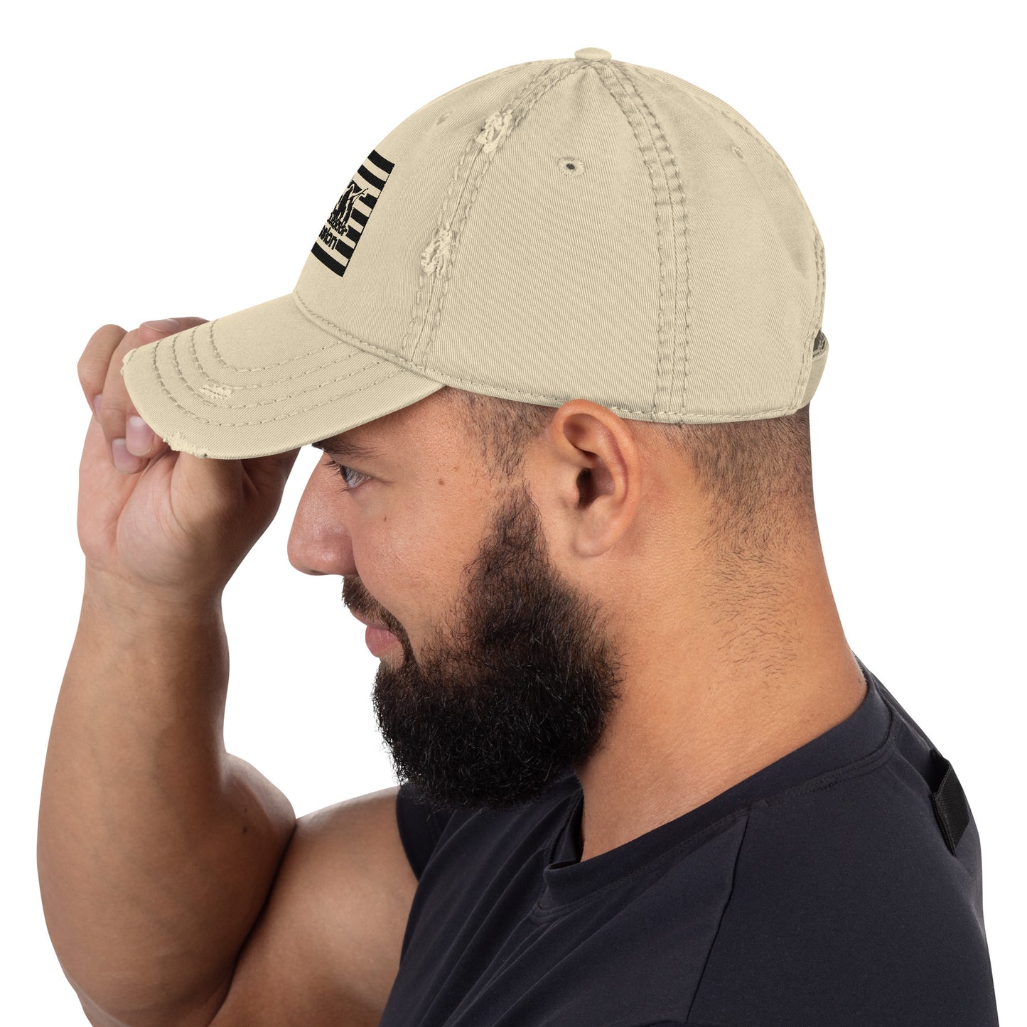 MOO USA Distressed Dad Hat