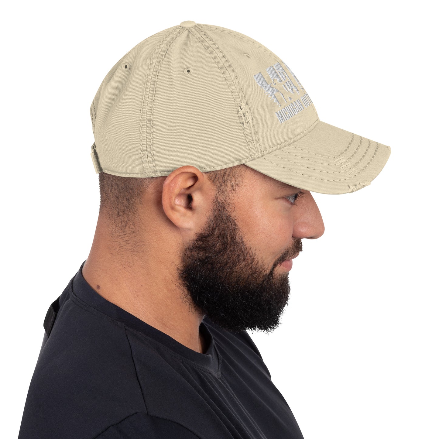 MOO HUNT Distressed Dad Hat