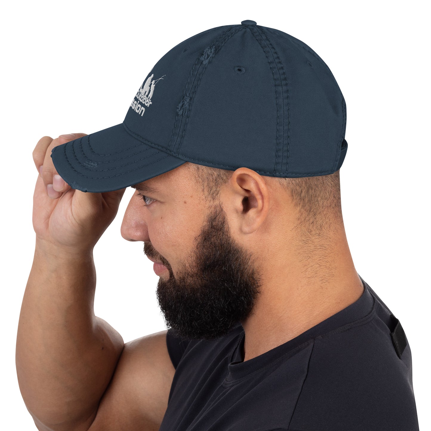 MOO Distressed Dad Hat