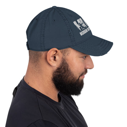 MOO HUNT Distressed Dad Hat