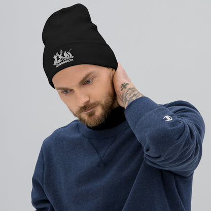 MOO Embroidered Beanie