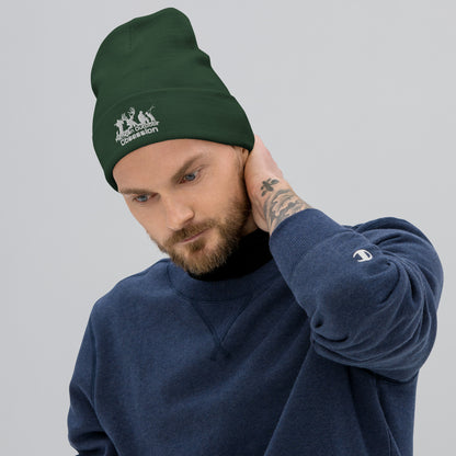 MOO Embroidered Beanie