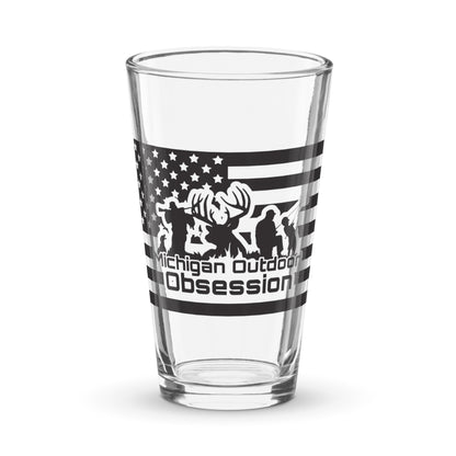 MOO USA Shaker pint glass