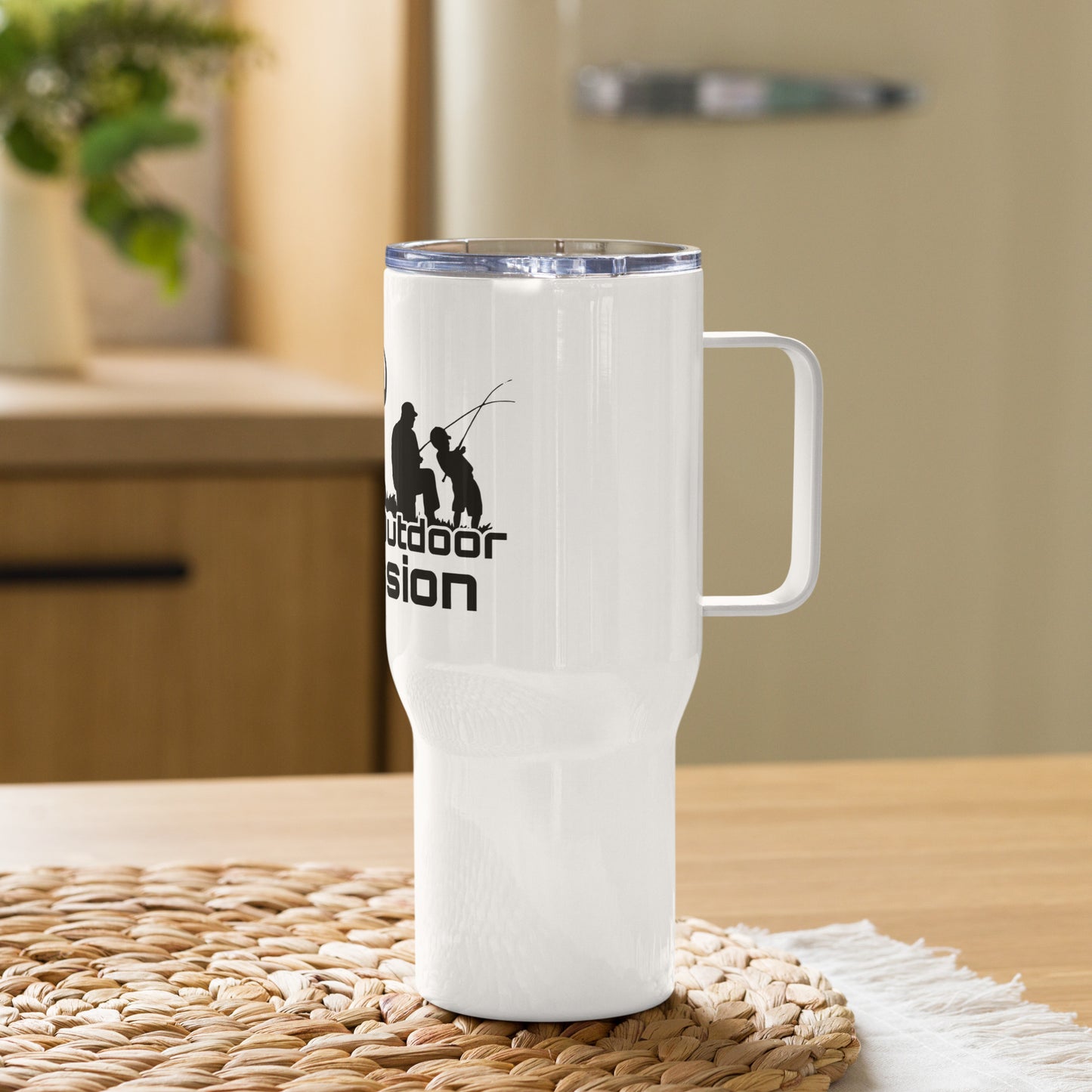 MOO Travel mug with a handle