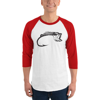 MOO FISH 3/4 sleeve raglan shirt