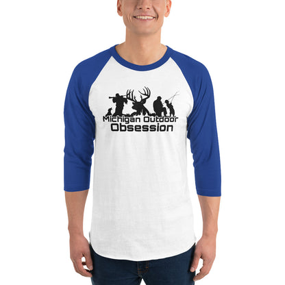 MOO 3/4 sleeve raglan shirt