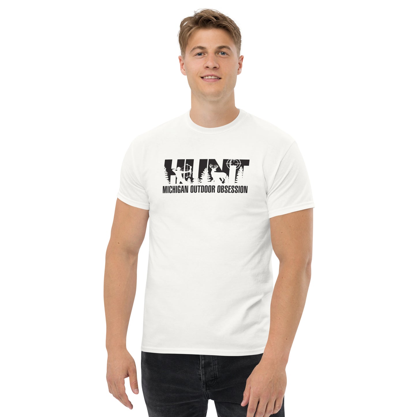 MOO HUNT MI Unisex classic tee