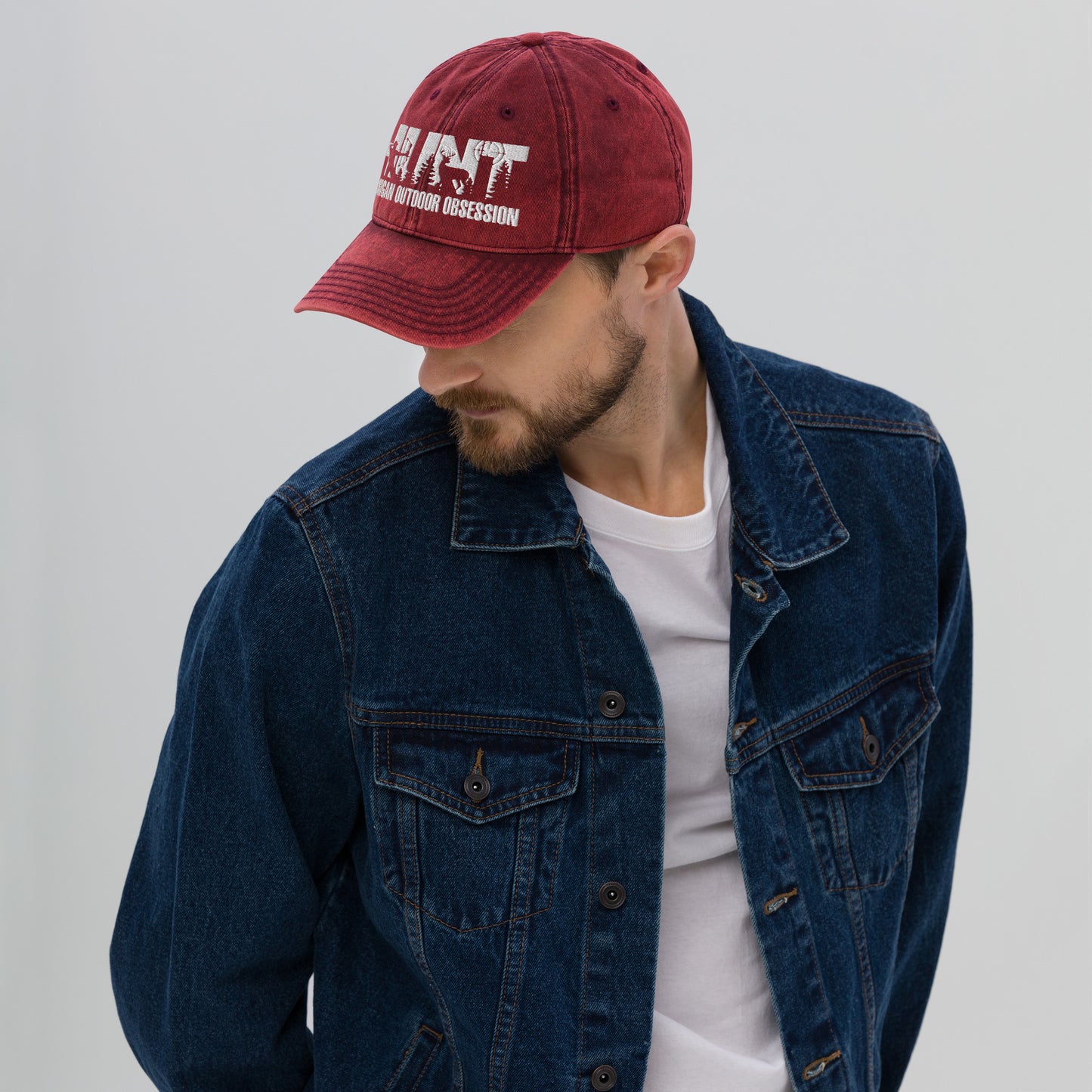 MOO HUNT Vintage Cotton Twill Cap