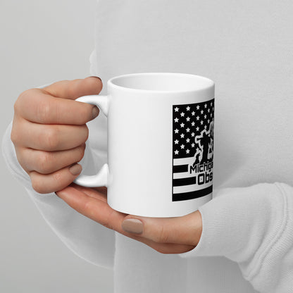 MOO USA White glossy mug