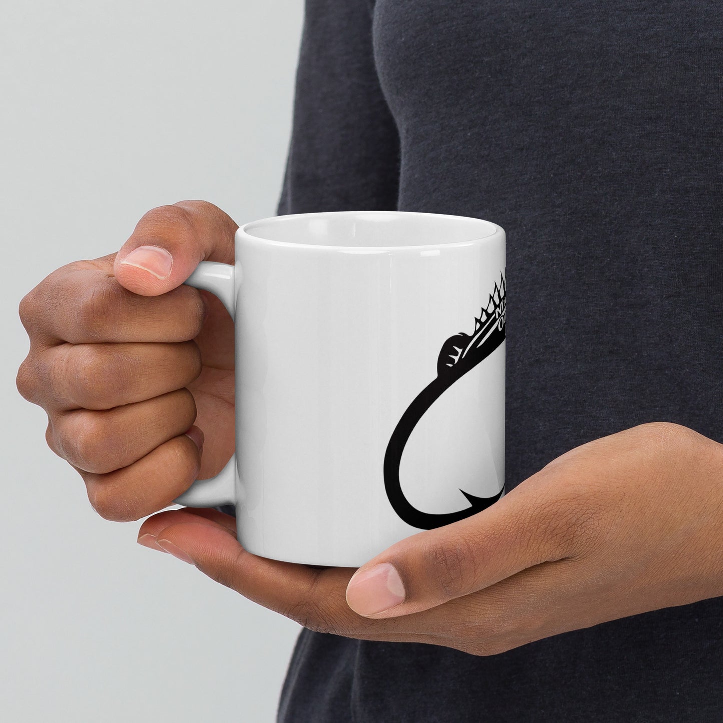 MOO FISH White glossy mug