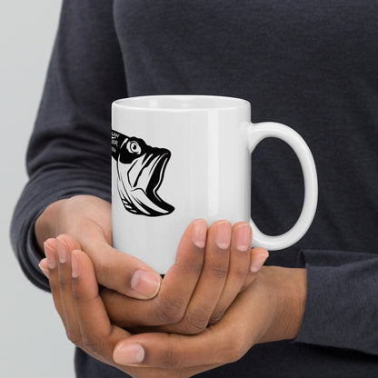 MOO FISH White glossy mug