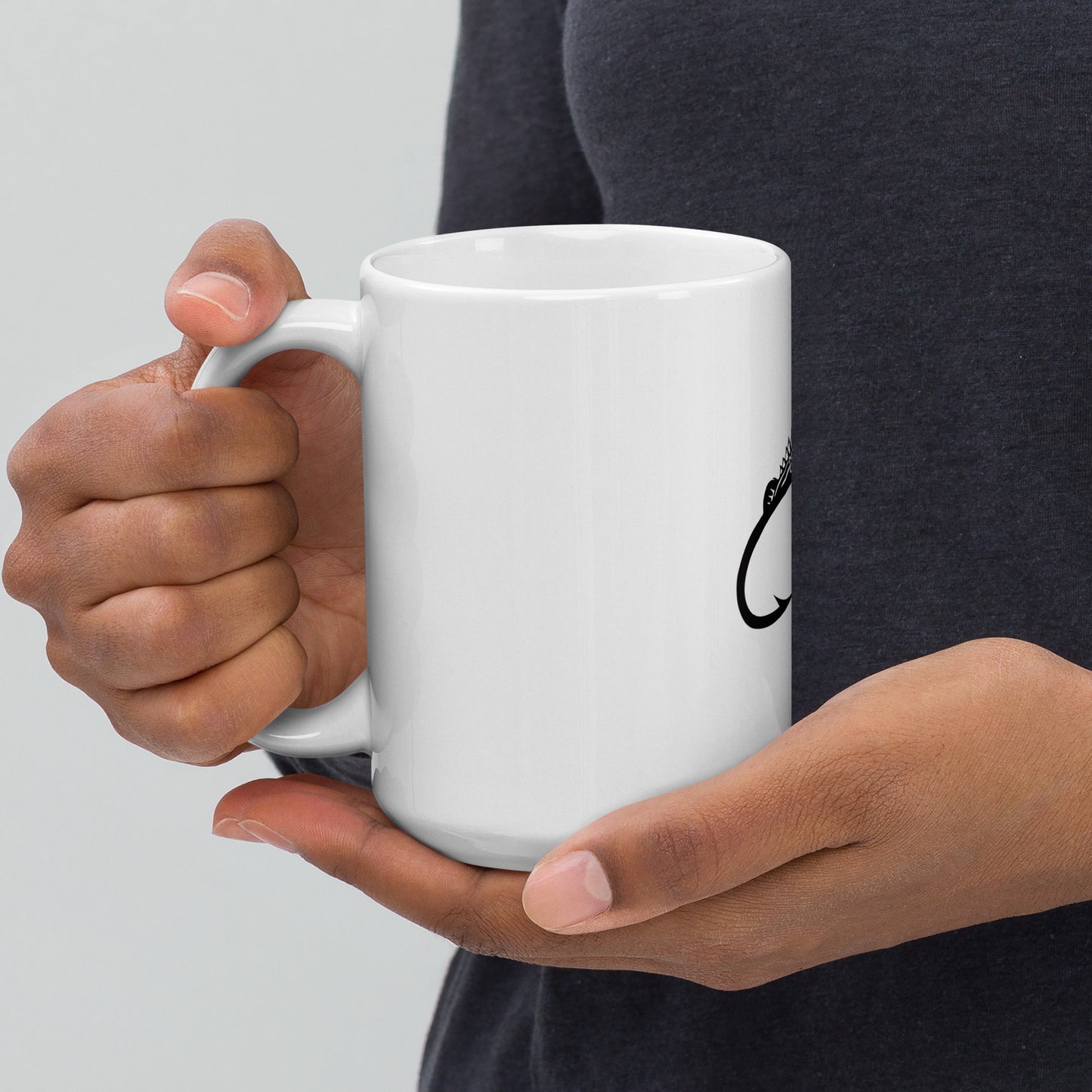 MOO FISH White glossy mug